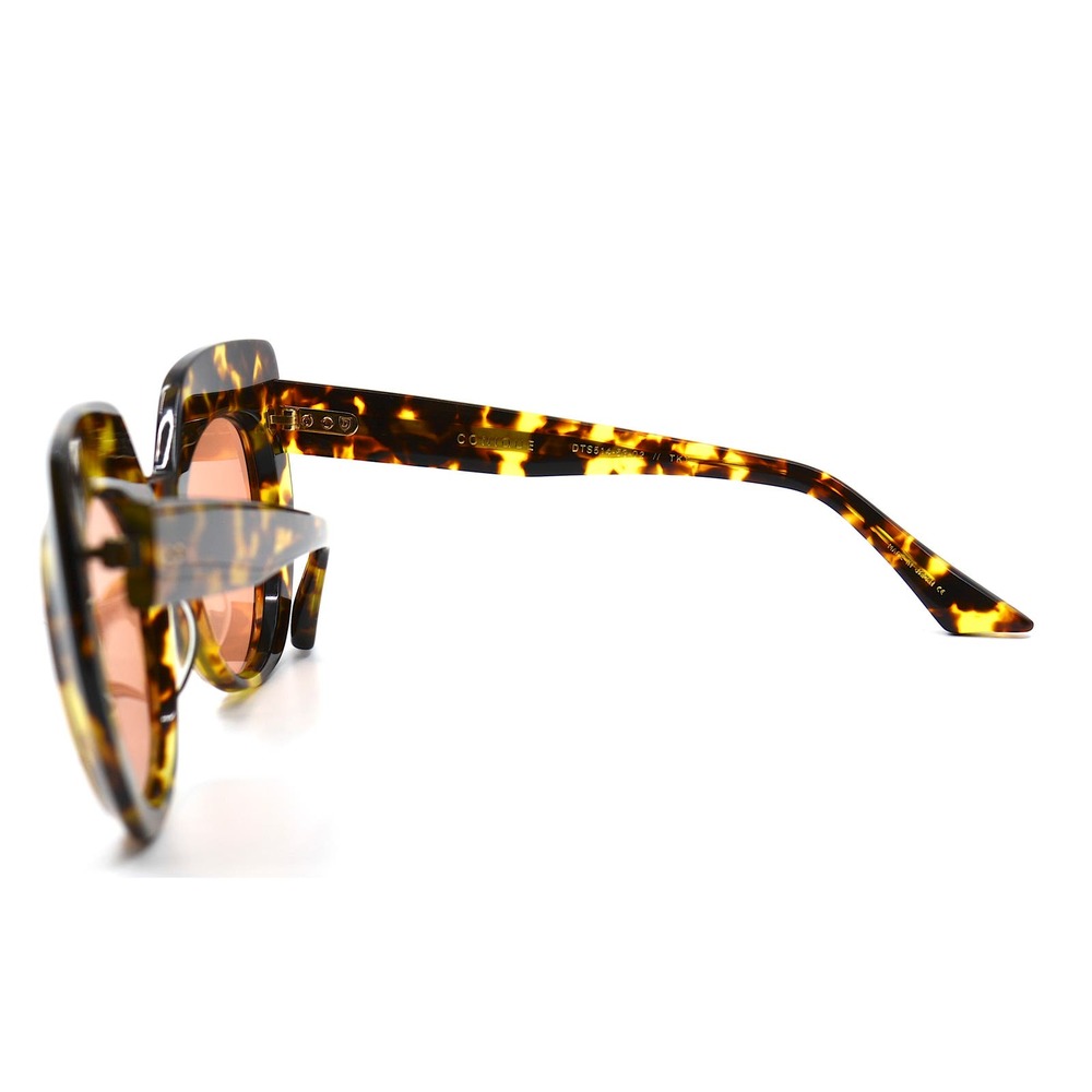 NEW DITA CONIQUE DTS514-53-02 TORTOISE AMBER ROSE SUNGLASSES - Picture 8 of 12